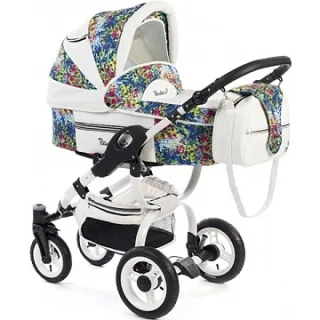 Детская коляска Reindeer City Lily 3 в 1, экокожа