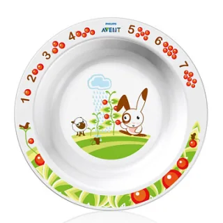 Глубокая тарелка Avent большая 12 м+ арт.SCF704/00