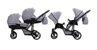 Детская коляска для двойни Bebetto42 Comfort Pro 2 в 1