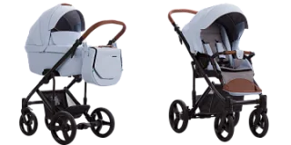Детская коляска Bebetto Solaris Pro 2 в 1, 100% экокожа