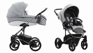Детская коляска Bebetto Tito Premium Class Dark 3 в 1