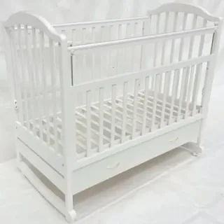 Детская кроватка-качалка Baby Luce Лана 3.1 + колеса