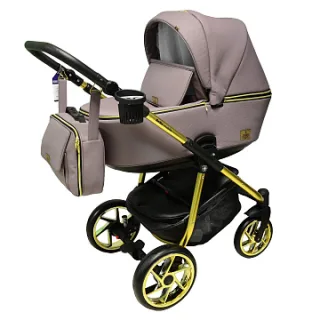 Детская коляска BeBe-Mobile Gusto Special Edition Deluxe 3 в 1, экокожа