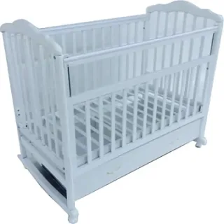 Детская кроватка-качалка Baby Luce Лана 3.2 + колеса