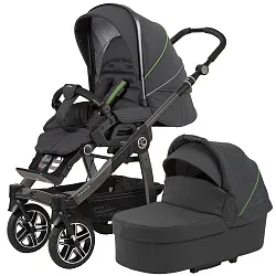 Детская коляска Hartan Racer GTS XL 2 в 1 на серой раме