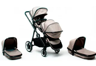 Детская коляска для двойни BabyZz Dynasty 2 в 1
