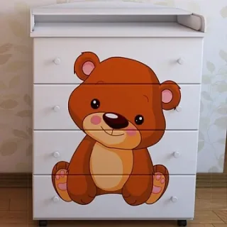 Пеленальный комод Берегиня Медвежонок