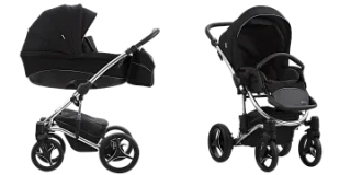 Детская коляска Bebetto Tito Premium Class Silver 2020 2 в 1