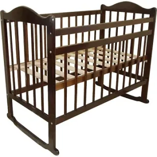 Детская кроватка PloomaBaby Паолина, колеса + качалка