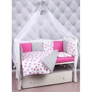 Комплект в кроватку AmaroBaby Sweet, 4 предмета, бязь