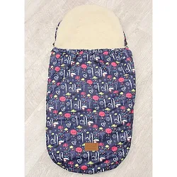 Универсальный меховой конверт AmaroBaby Little Traveller Облака 145х45 см