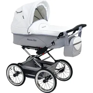 Детская коляска Stroller B&E Maxima Elite Xl 3 в 1, экокожа