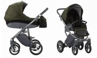 Детская коляска Bebetto Holland 2 в 1 Цвет рамы Graphite