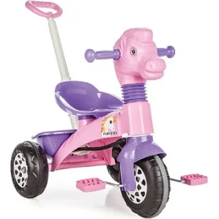 Трехколесный велосипед Pilsan Pony Bike с родительской ручкой, 07-139
