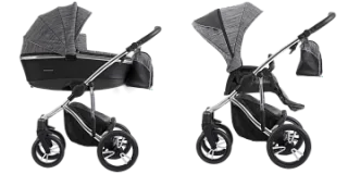 Детская коляска Bebetto Bresso Premium Class Silver 2020 3 в 1