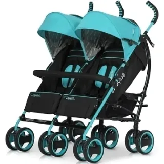Детская прогулочная коляска для двойни EasyGo Duo Comfort