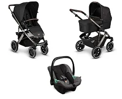Детская коляска ABC-Design Salsa 4 Air 3 в 1 на серебряной раме