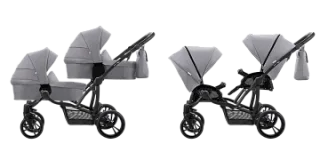 Коляска для двойни Bebetto42 Simple 2 в 1