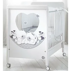 Детская кроватка Baby Expert Carezza, колесо