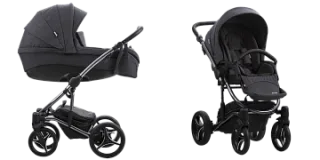 Детская коляска Bebetto Tito Premium Class Dark 2020 3 в 1