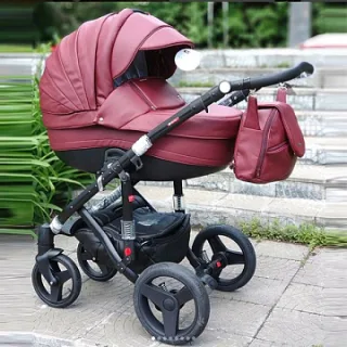 Детская коляска BeBe-Mobile Movo 2 в 1, экокожа