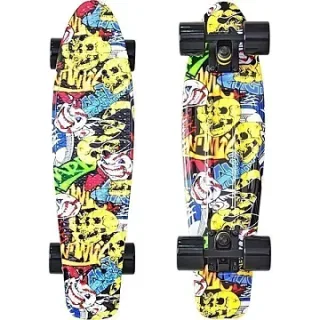 Скейтборд RT Y-Scoo Fishskateboard Print 22&amp;quot; с сумкой арт. 401G, 56,6х15