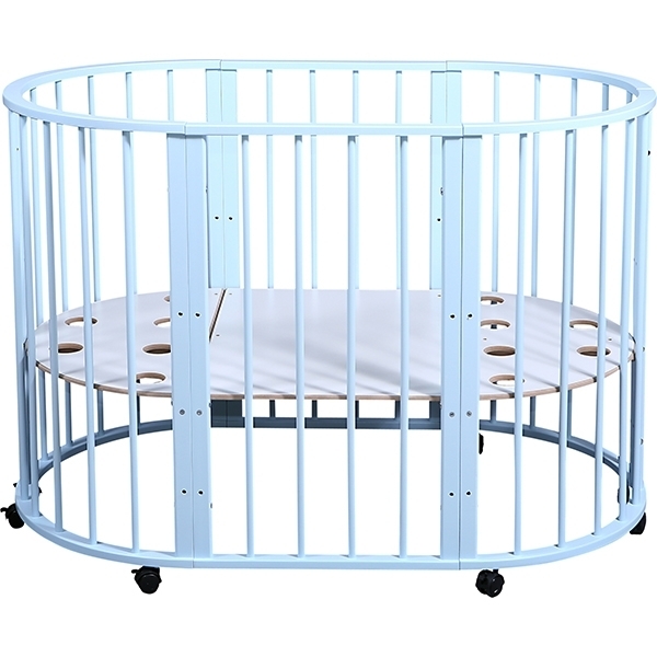 Овальная детская кроватка Nastella Baby Molly 7 в 1 без маятника фото 21