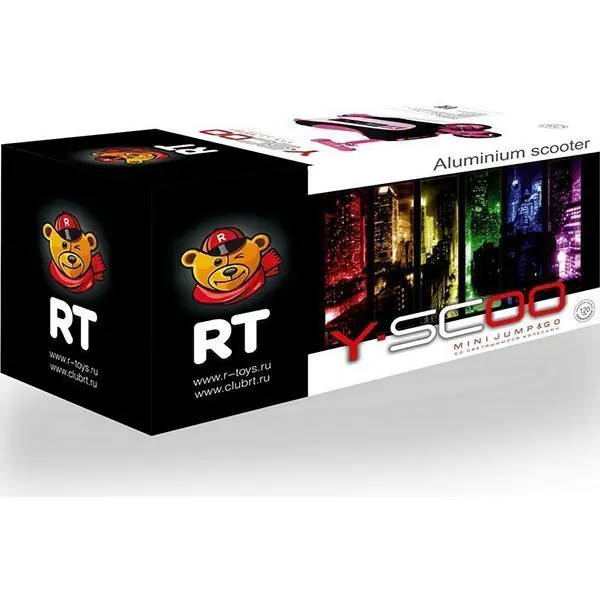 Каталка-самокат 3 в 1 Y-Scoo Mini Jump&Go со светящимися колесами фото 28