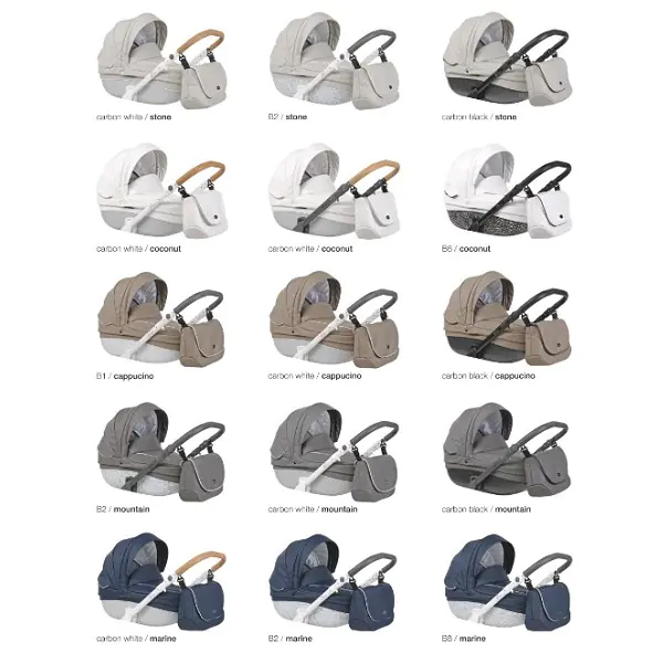 Детская коляска Roan Bass Eco 2 в 1, эко-кожа фото 5