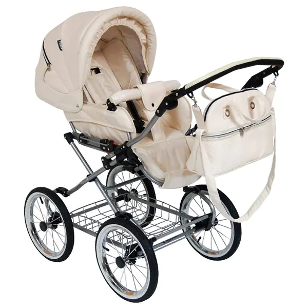 Детская коляска Maxima Willow 2 в 1, ткань/эко-кожа фото 1