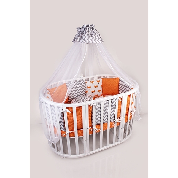 Комплект Premium в кроватку AmaroBaby Lucky, 19 предметов (7+12 бортиков), поплин/бязь фото 2