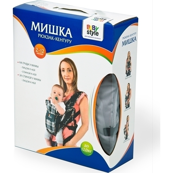 Рюкзак-кенгуру BabyStyle Мишка фото 1