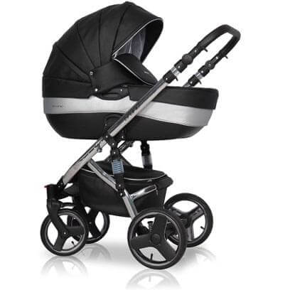 Детская коляска Riko Bruno (Brano) Silver 3 в 1 в магазине Коляски ...
