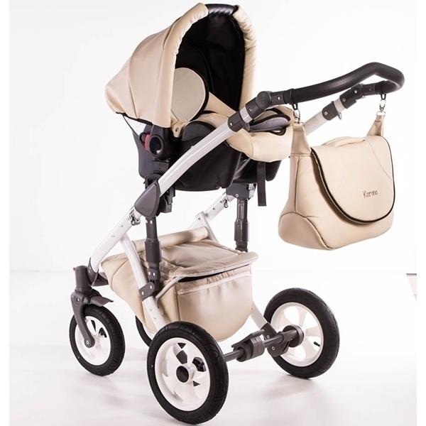 Детская коляска Street Racer Karona Eco 3 в 1, эко-кожа фото 1