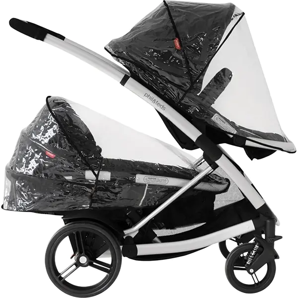 Дождевик на 1 блок для коляски Phil and Teds Promenade - Фото