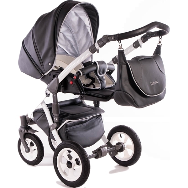 Детская коляска Street Racer Karona Eco 3 в 1, эко-кожа фото 16