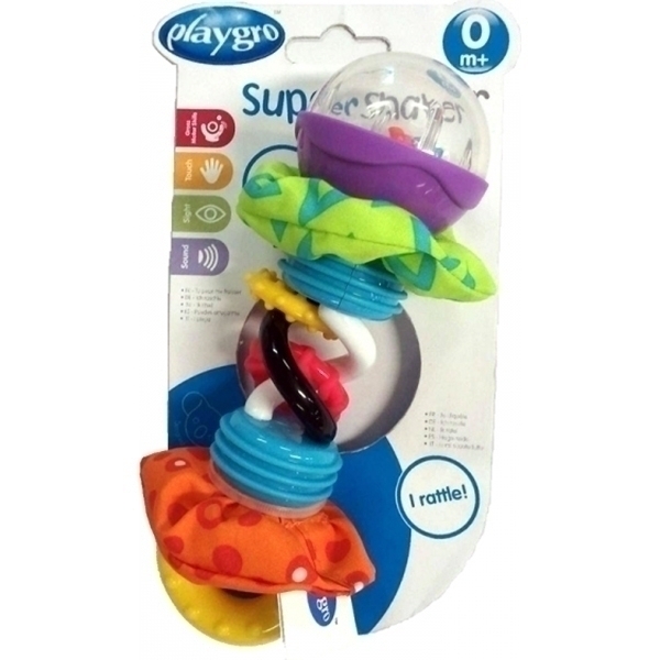 Игрушка-погремушка Playgro Забавные Шарики 0181598 — как выглядит в жизни