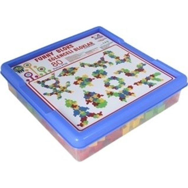 Конструктор Pilsan Funny Blocks 80 деталей, 03-259 — как выглядит в жизни