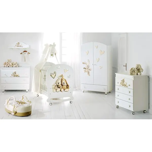 Шкаф двустворчатый в детскую Baby Expert Cremino фото 1