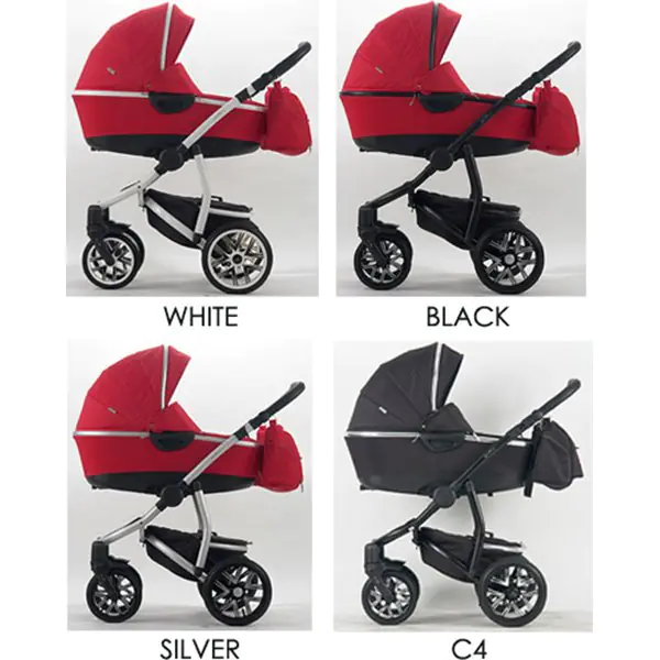 Детская коляска Bebetto Silvia 2 в 1 цвет рамы Black фото 19