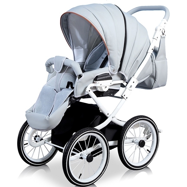 Детская коляска Street Racer Campania Eco 2 в 1, эко-кожа фото 6