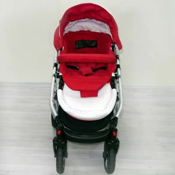 Детская коляска Adamex Galactic Eco 2 в 1, 50% эко-кожа фото 7