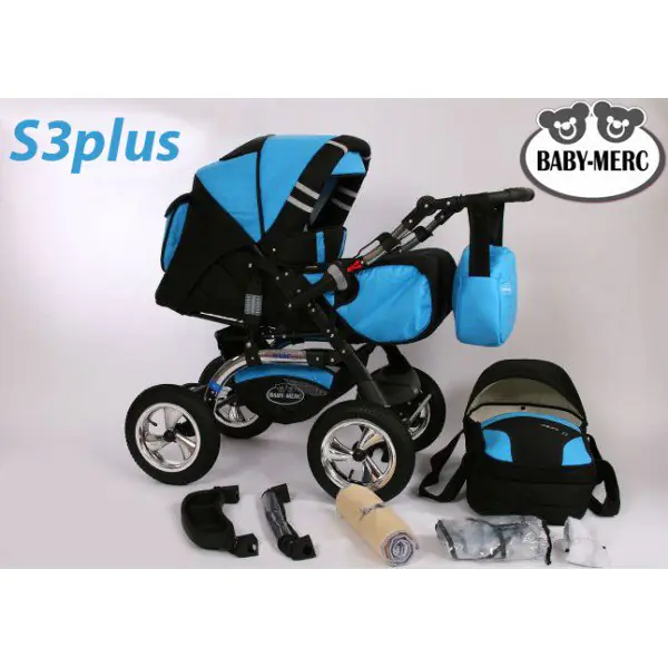 Детская коляска Baby-Merc S3 plus 2 в 1 фото 1