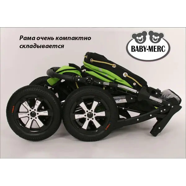 Детская коляска Baby-Merc Orion 2 3 в 1 фото 17