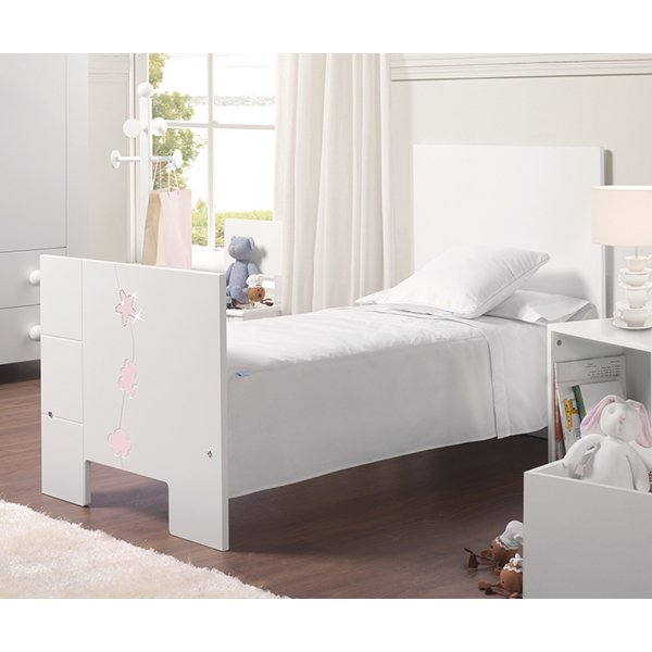 Детская кроватка Micuna Juliette Relax Luxe BIG с кристаллами Swarovski 140 х 70 см — как выглядит в жизни