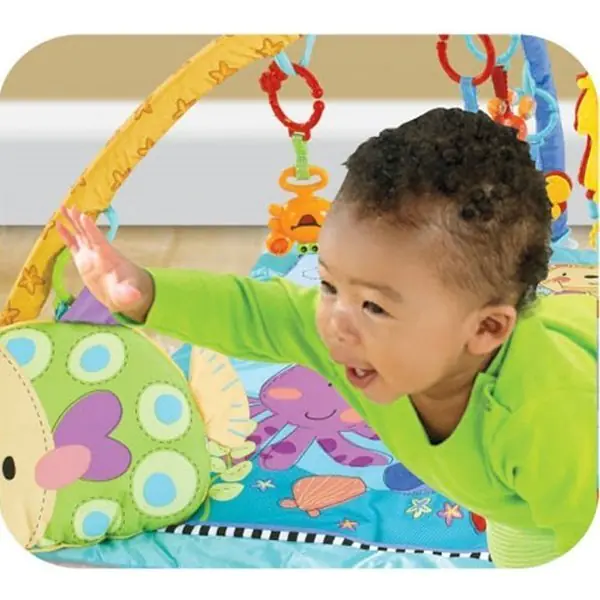 Игровой музыкальный развивающий коврик Fitch Baby Delux Musical Mobile Gym фото 1