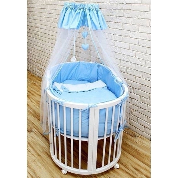 Универсальный комплект в кроватку Классика Evobaby 7 в 1, 7 предметов — как выглядит в жизни
