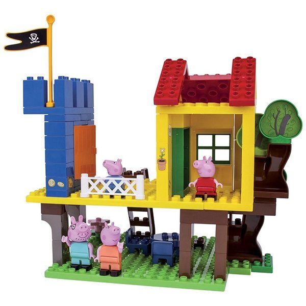 Конструктор Smoby Дом на Дереве Peppa Pig, 94 детали, 1/4 арт. 57077 — как выглядит в жизни