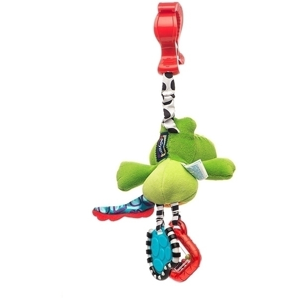 Игрушка-подвеска Playgro Крокодильчик 0182855 — как выглядит в жизни