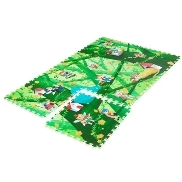 Двусторонний развивающий коврик-пазл Mambobaby Лесные Эльфы, 180 х 120 х 2 см, арт. 70006 фото 4
